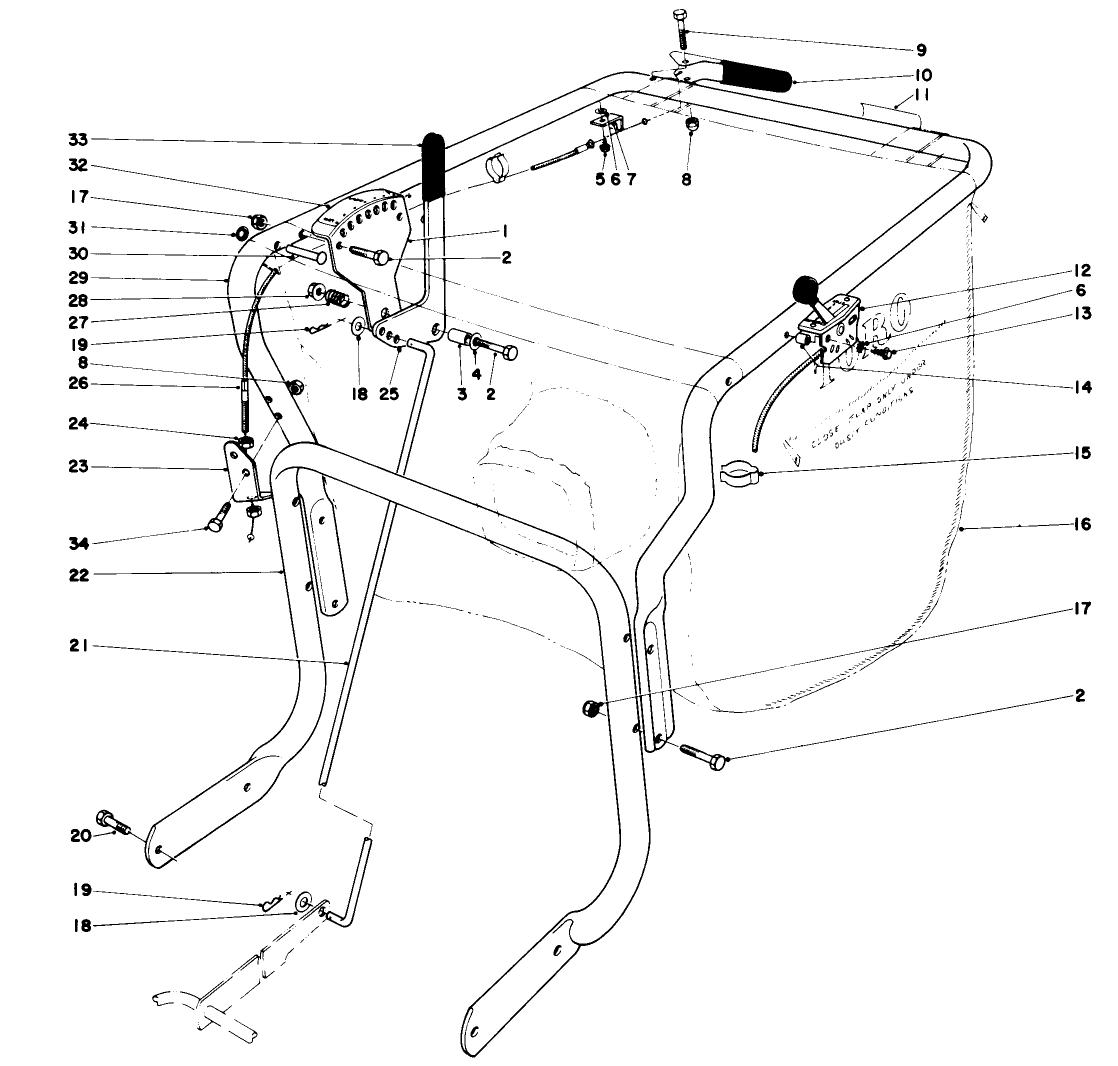 Handle Assembly (model 62923)