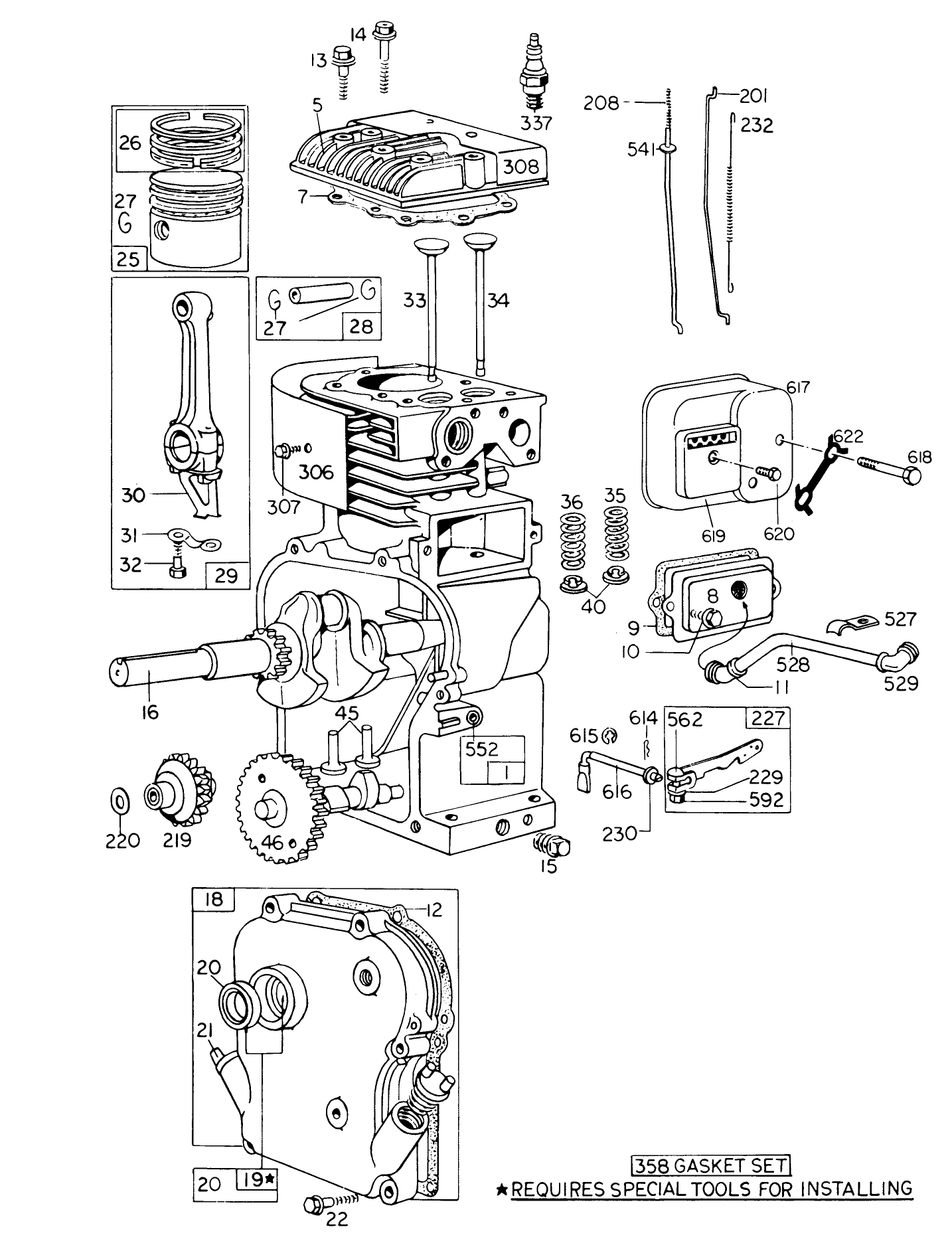 Engine Model No. 130202 Type 0600-01 Briggs & Stratton