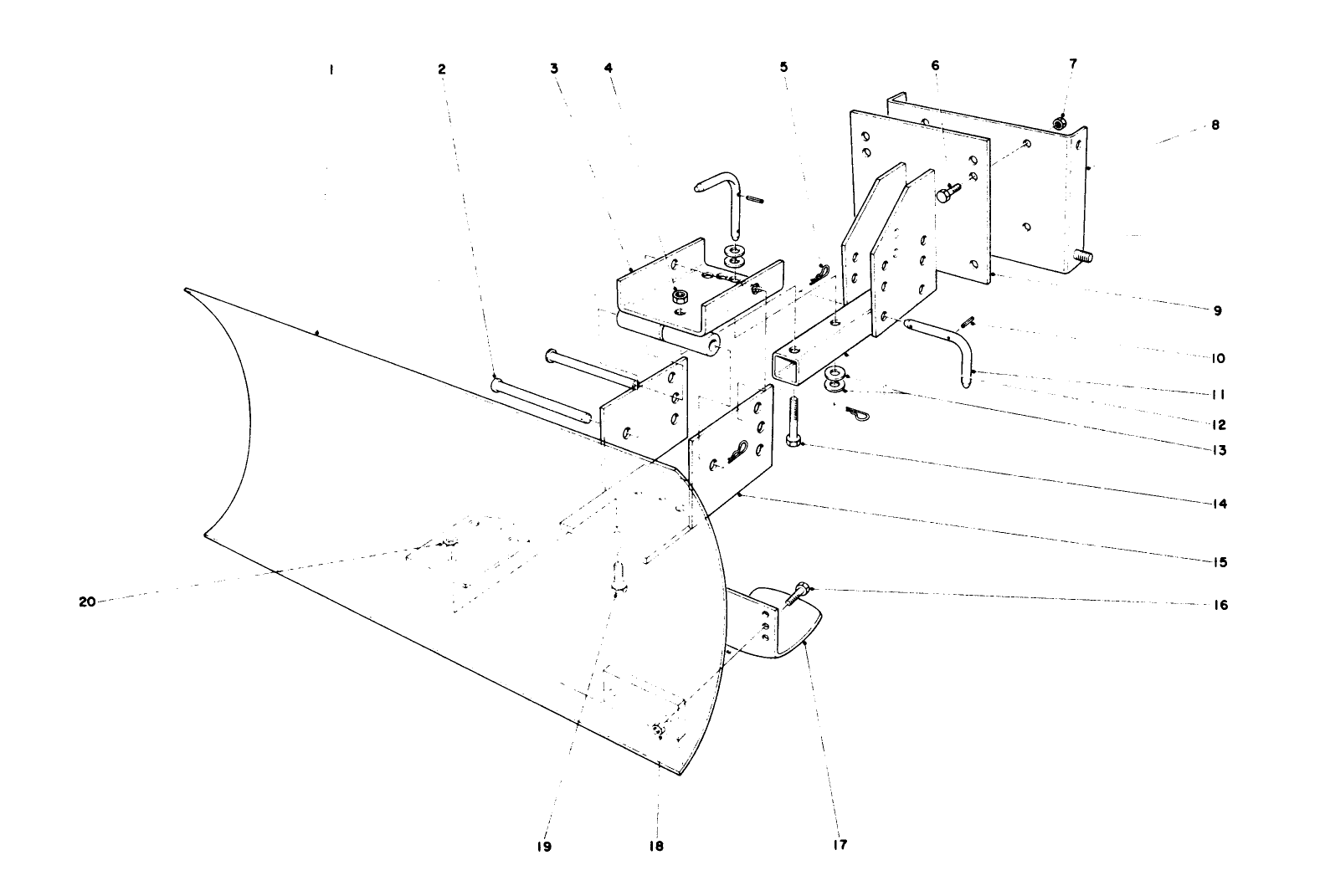 Grader Blade Assembly (model No. 59051)