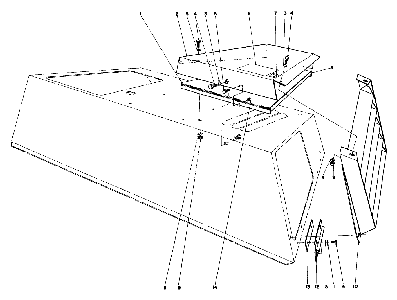 Cover Top Outlet And Discharge Louver