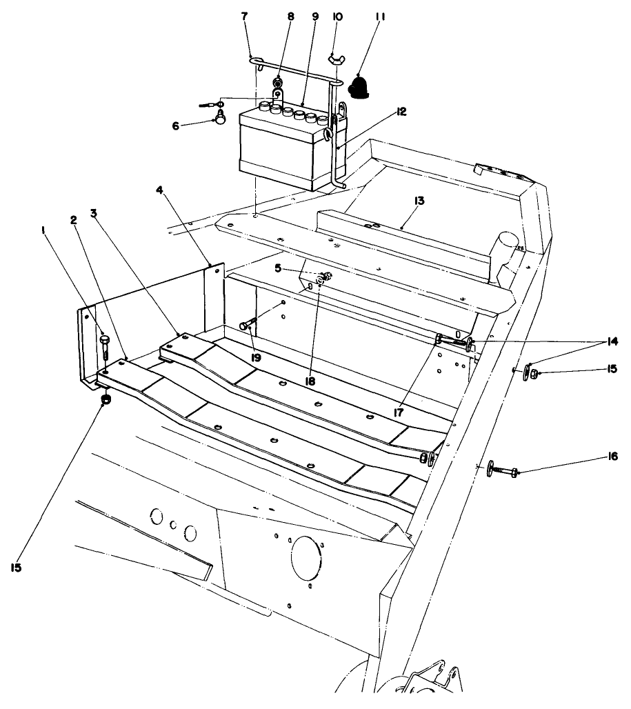 Motor Mounts And Battery Assembly
