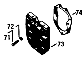 Engine Kohler Model No. K582qs Type No. Pc-36273a-Cylinder Head Group