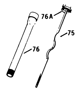 Engine Kohler Model No. K582qs Type No. Pc-36273a-Dipstick Group