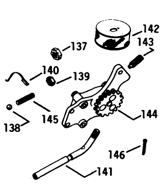 Engine Kohler Model No. K582qs Type No. Pc-36273a-Oil Pump Group