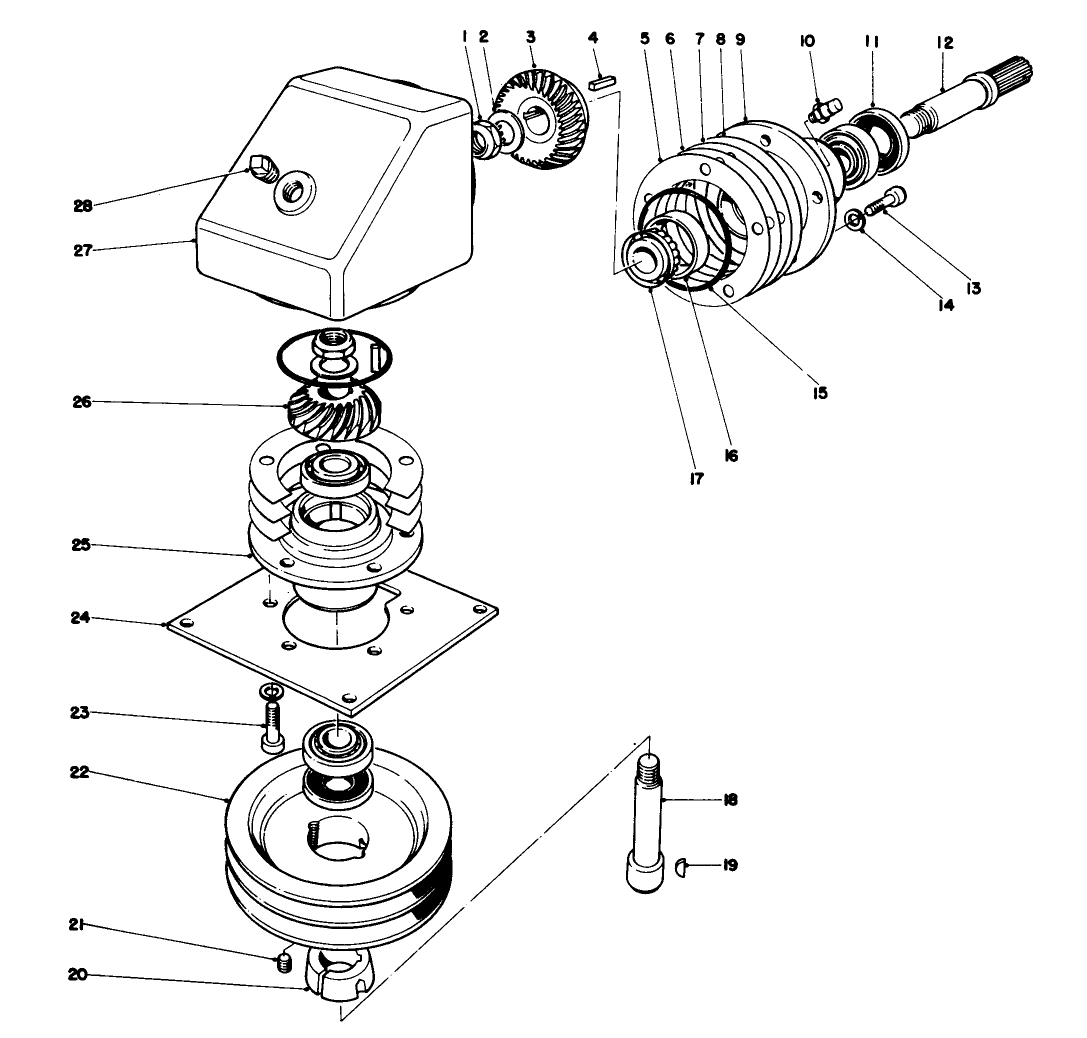 Gear Case Assembly-8-0909