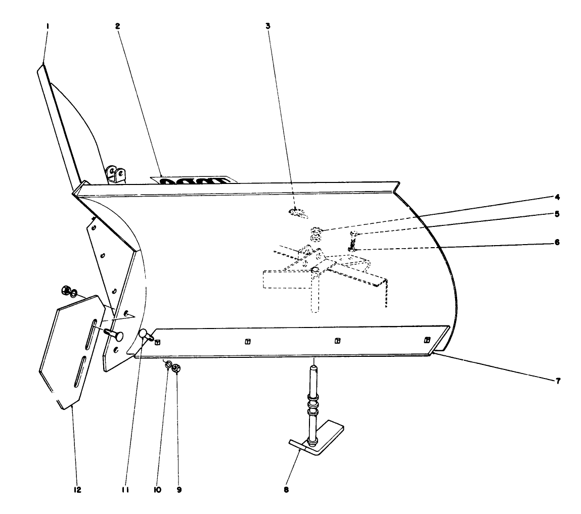 V-Plow Model No. 30750 (optional)