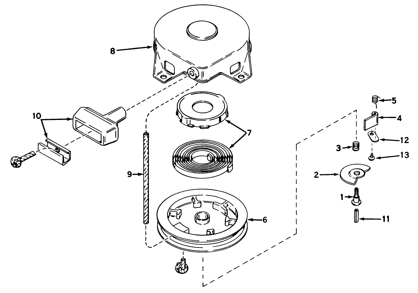 Rewind Starter No. 590473