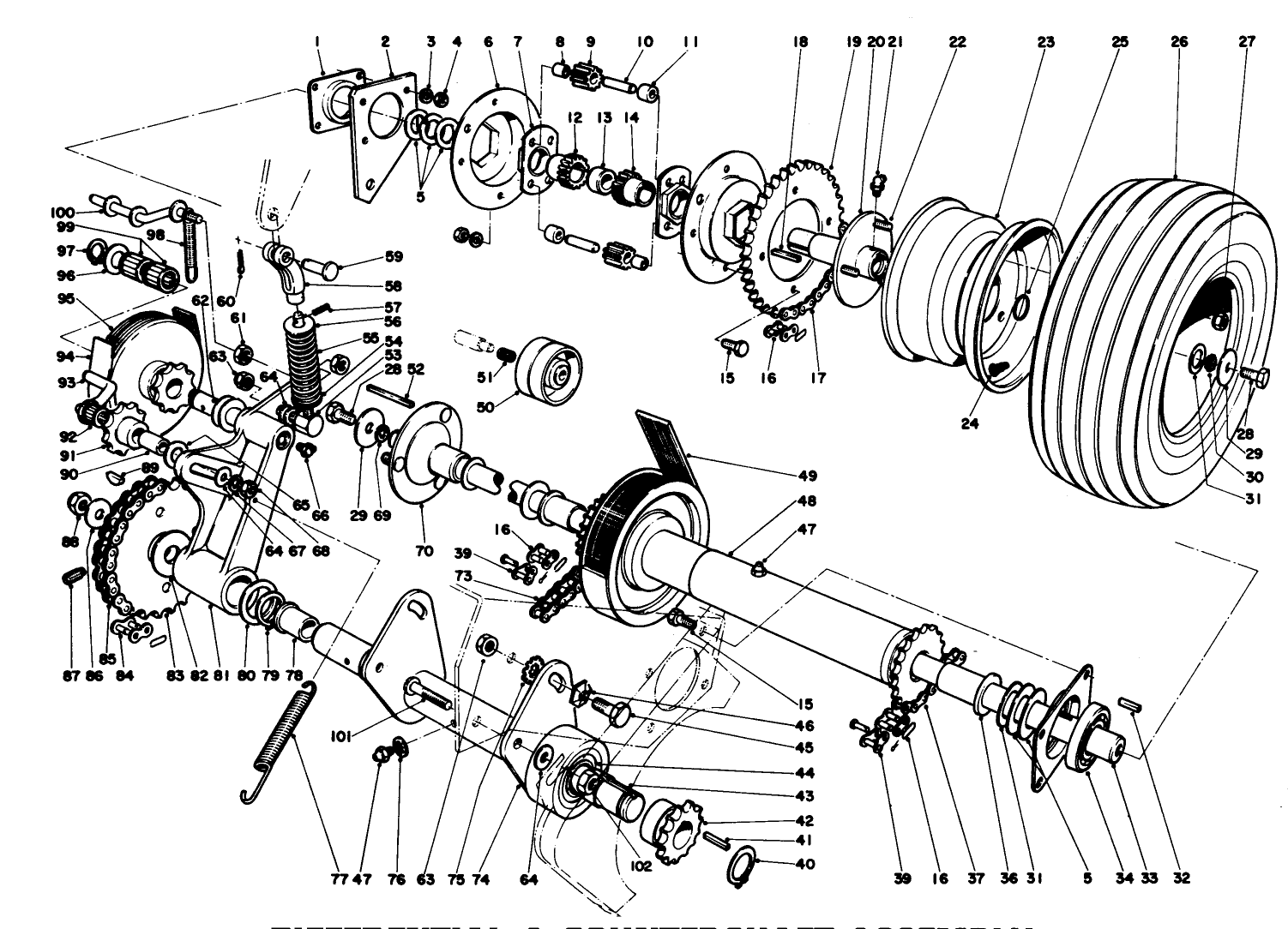 Differential & Countershaft Assembly
