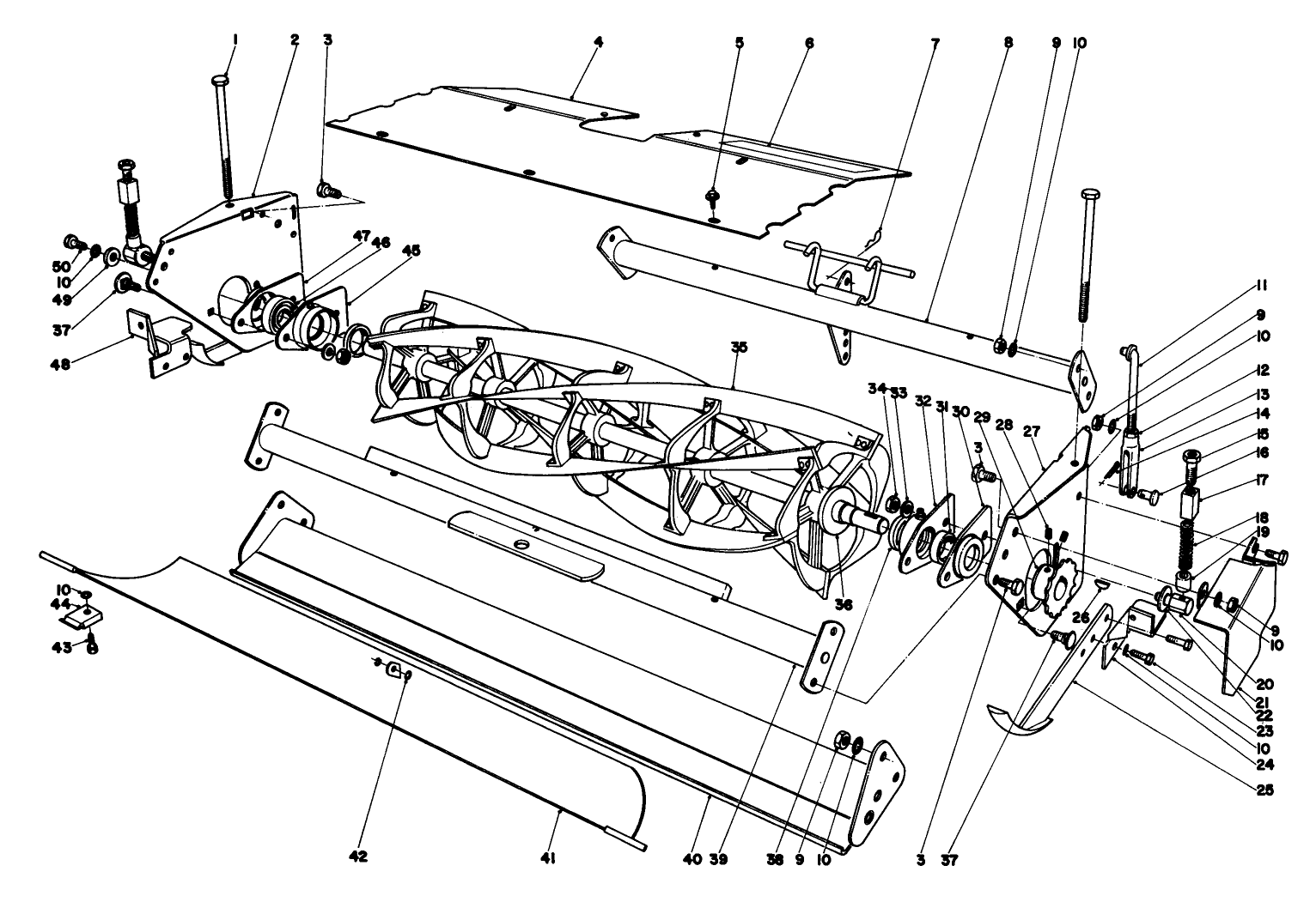 Rear Mower Reel Assembly
