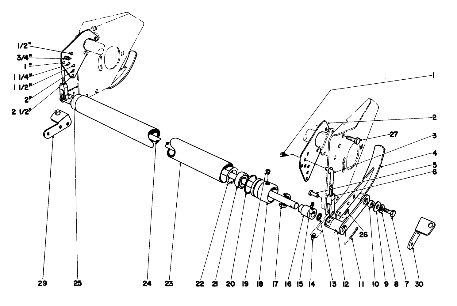 Roller Kits-Rear (optional) Part No. 4-5279 Coated, Part No. 4-8349 Uncoated