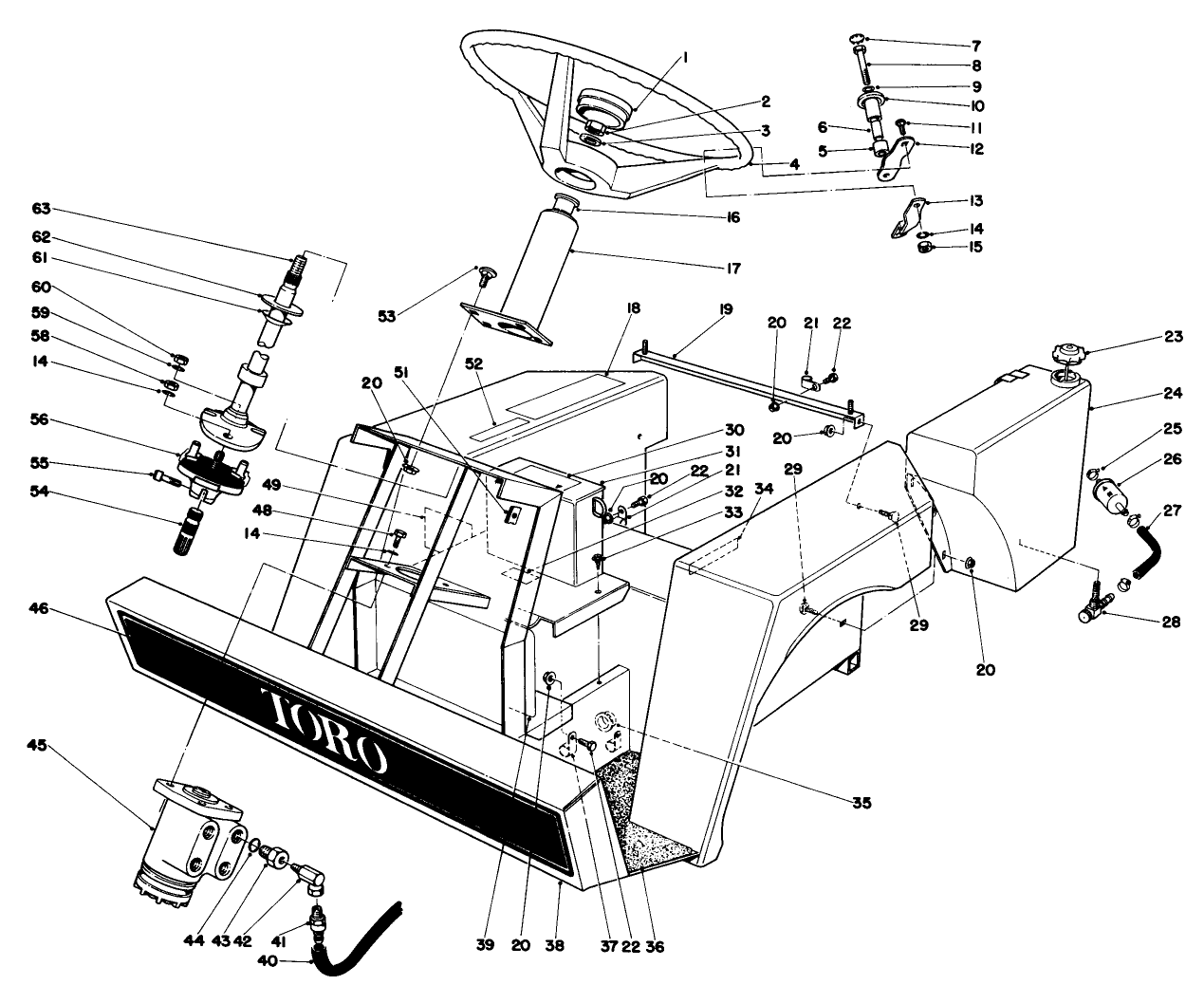 Steering Column & Front Frame