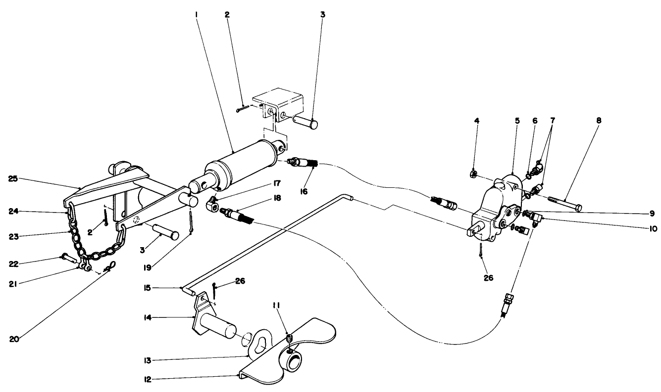 Lift Cylinder & Hydraulic Valve