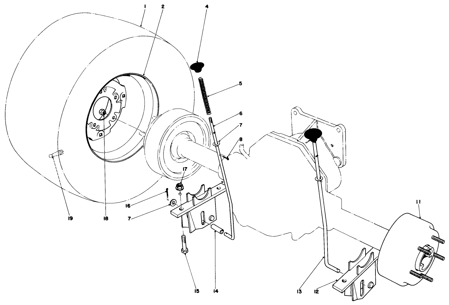 Hitch Lock & Tire Assembly