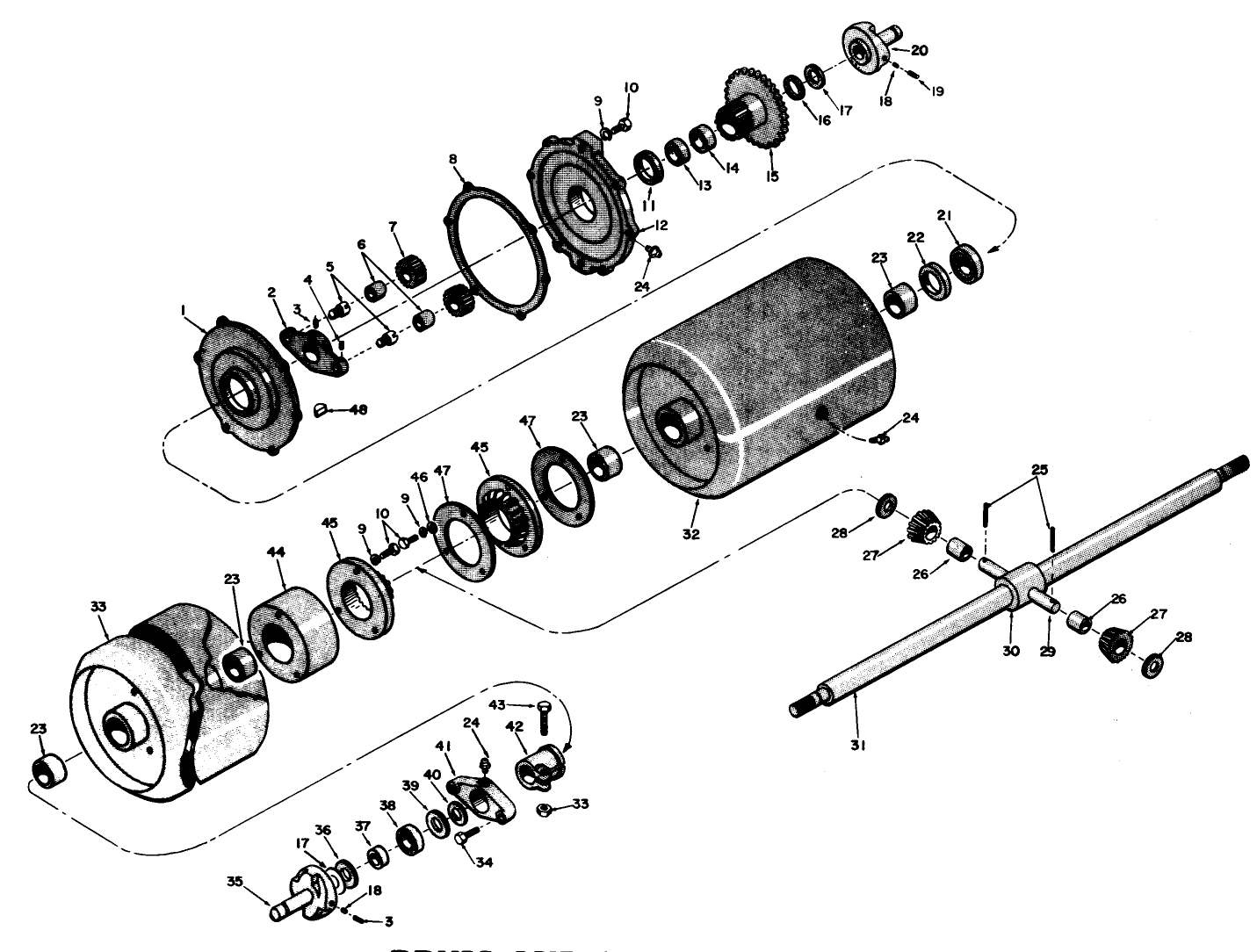 Drum And Axle Assembly