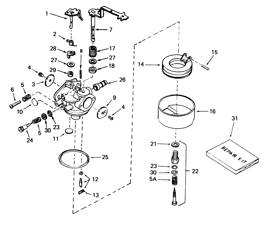 Carburetor No. 632109