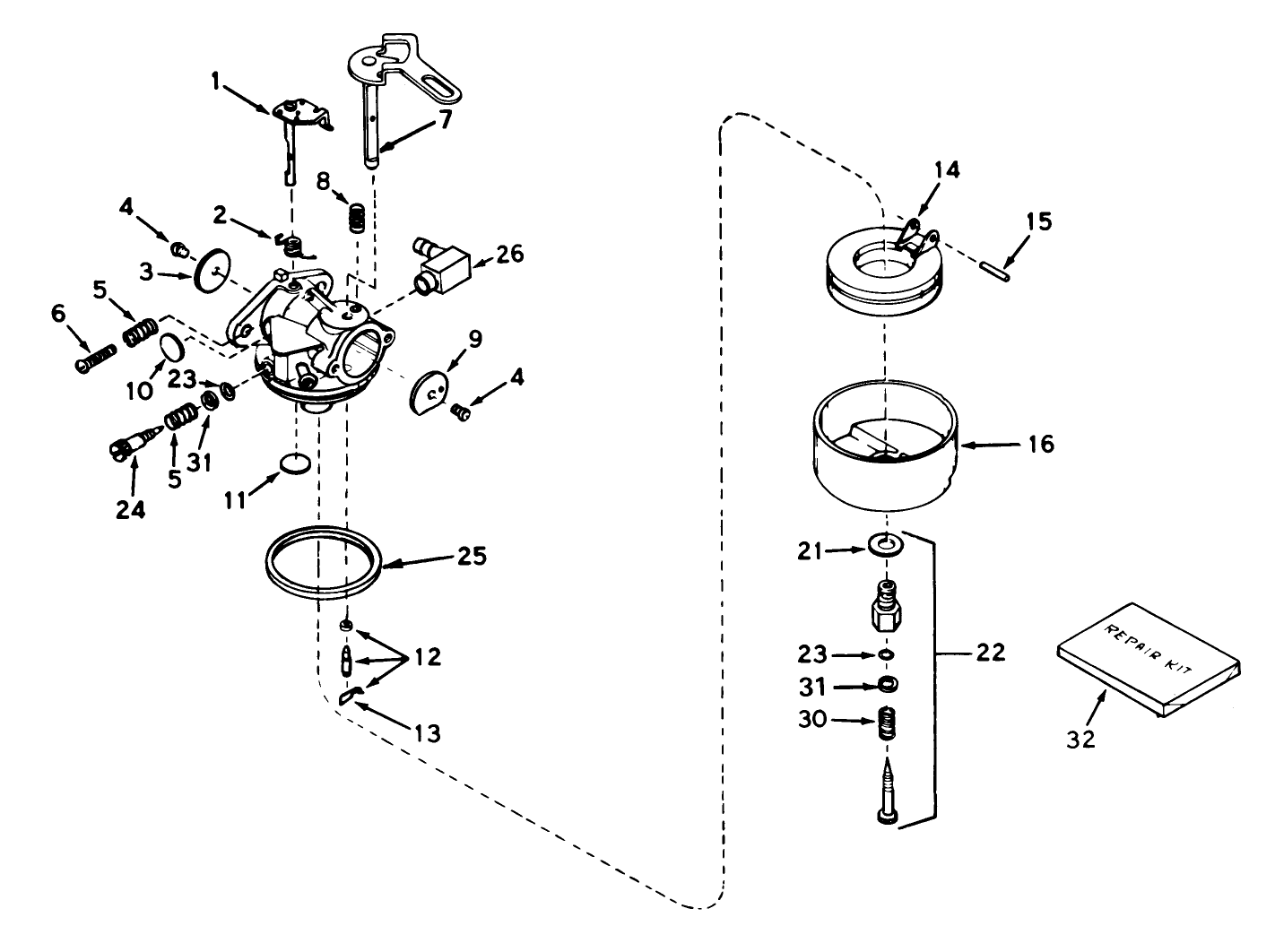 Carburetor No. 632107