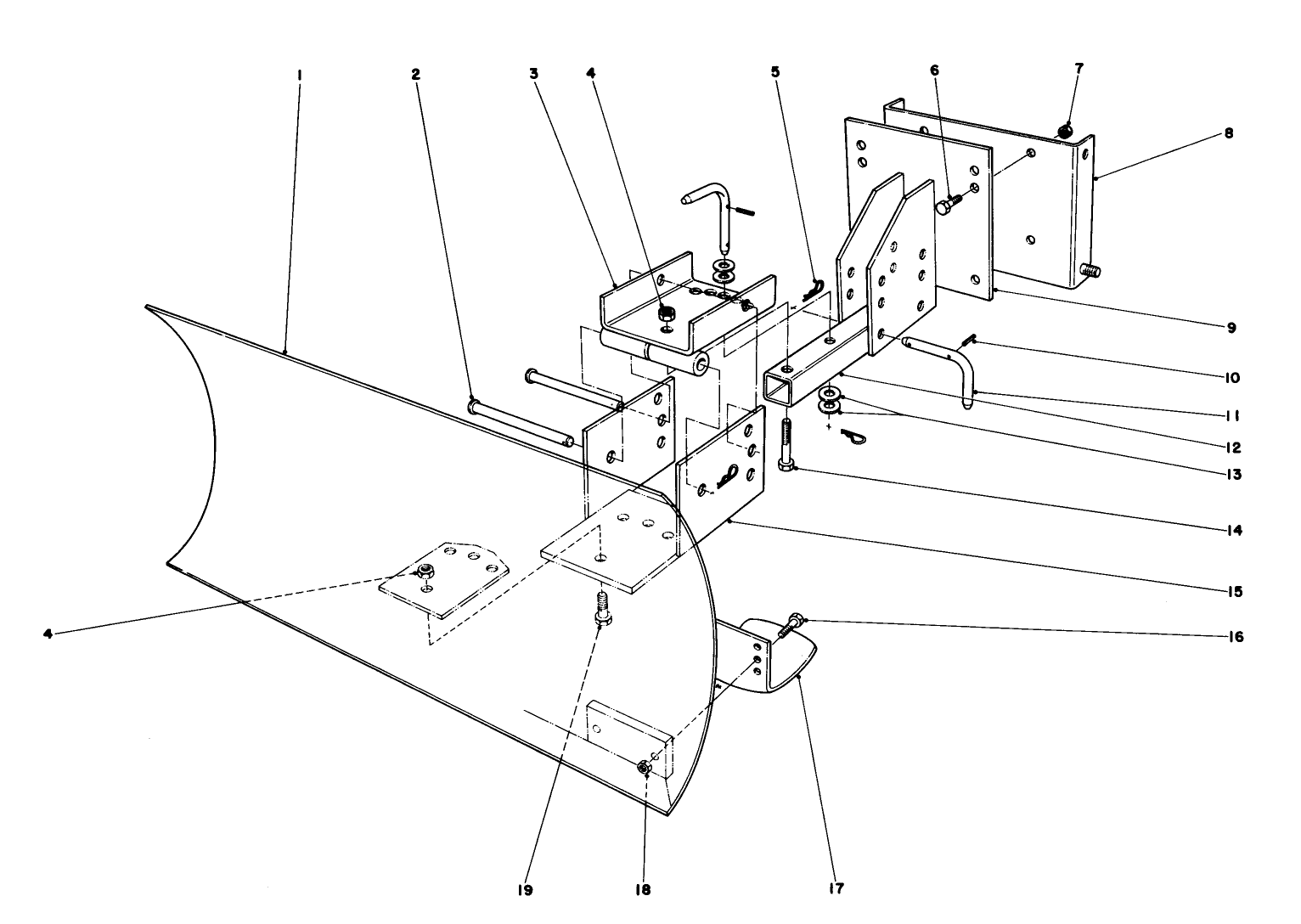 Grader Blade Assembly Model 59051