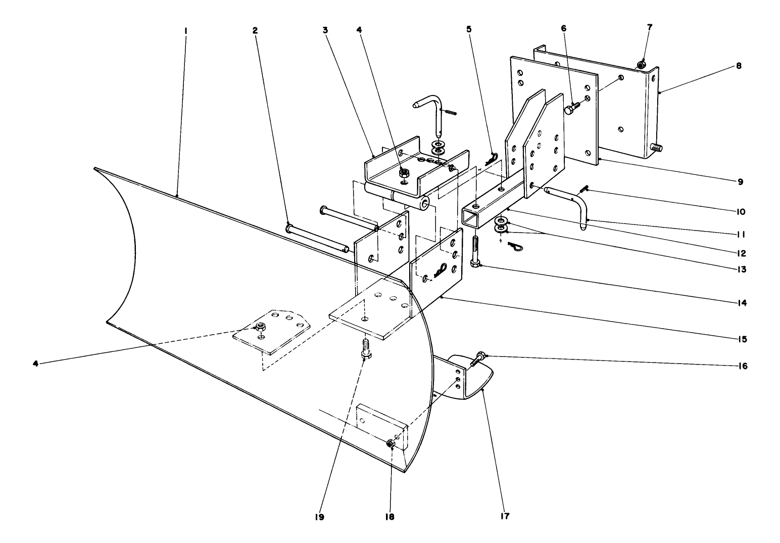Grader Blade Assembly Model 59051
