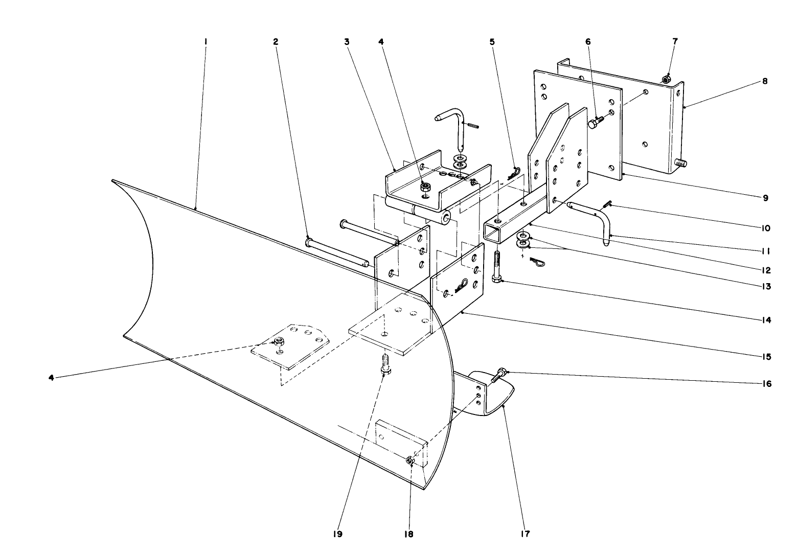 Grader Blade Assembly (model No. 59051)
