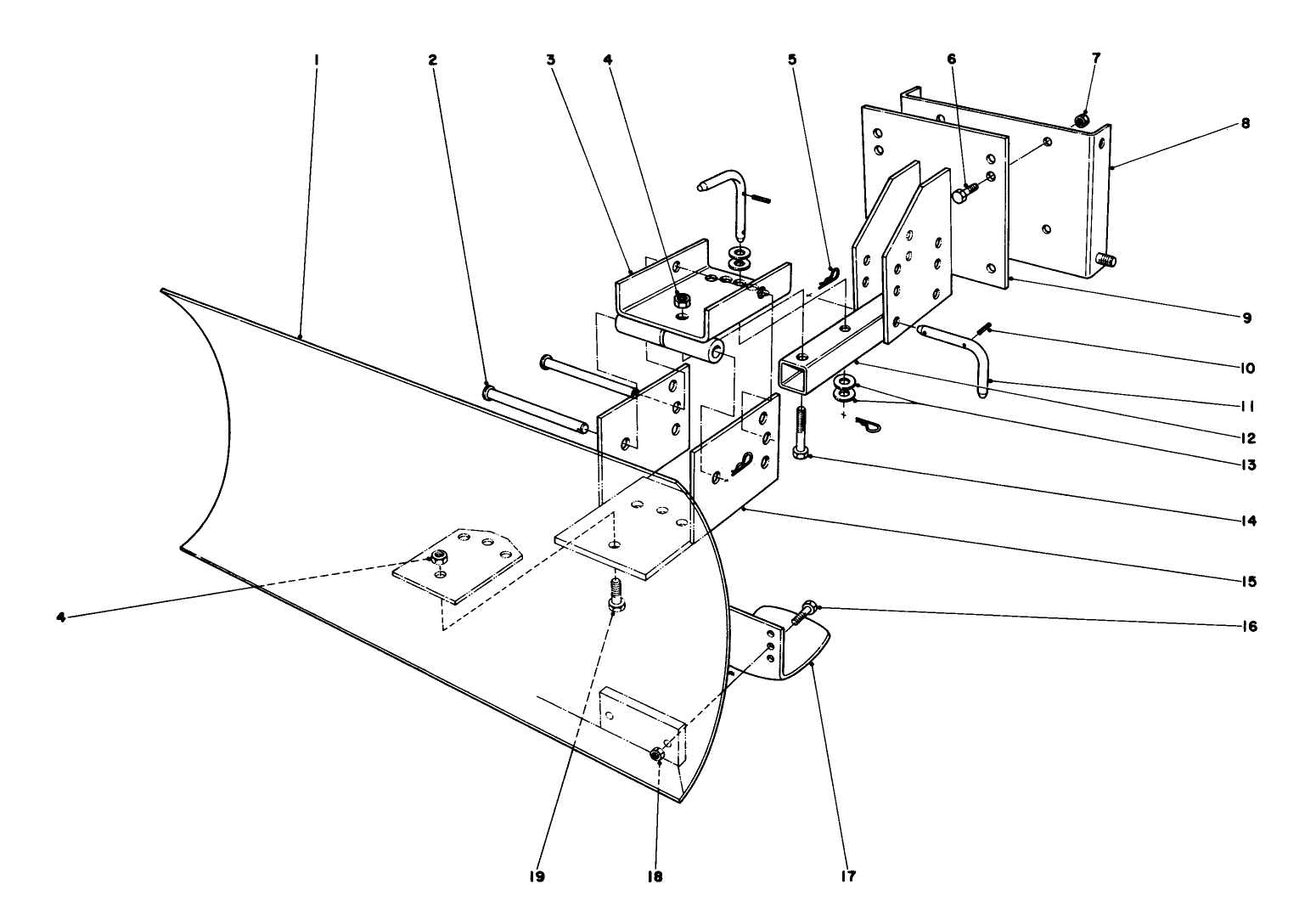 Grader Blade Assembly (model No. 59051)