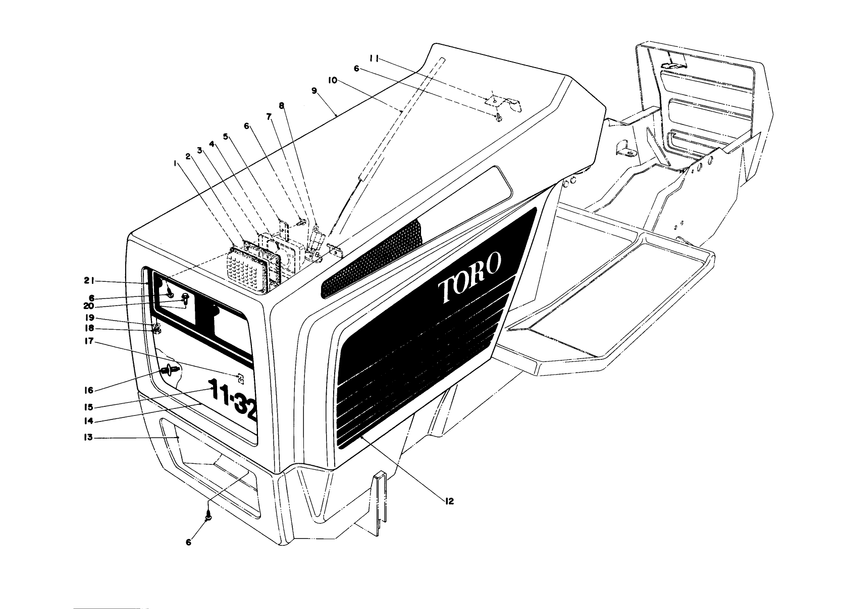Hood Assembly Model 57360