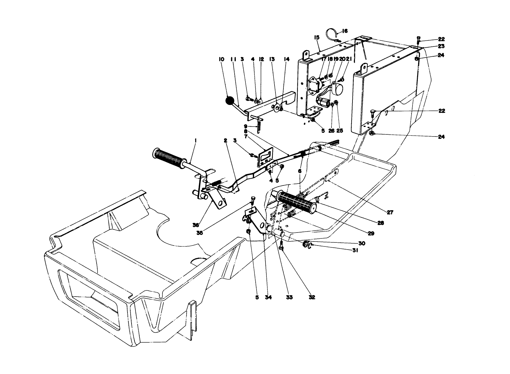 Brake & Clutch Pedal Assembly