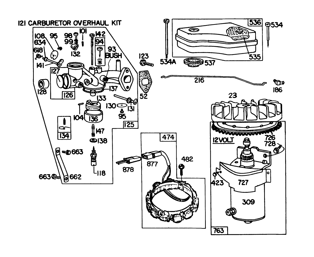 Briggs & Stratton Model 191707-5641-01 (model 57300)