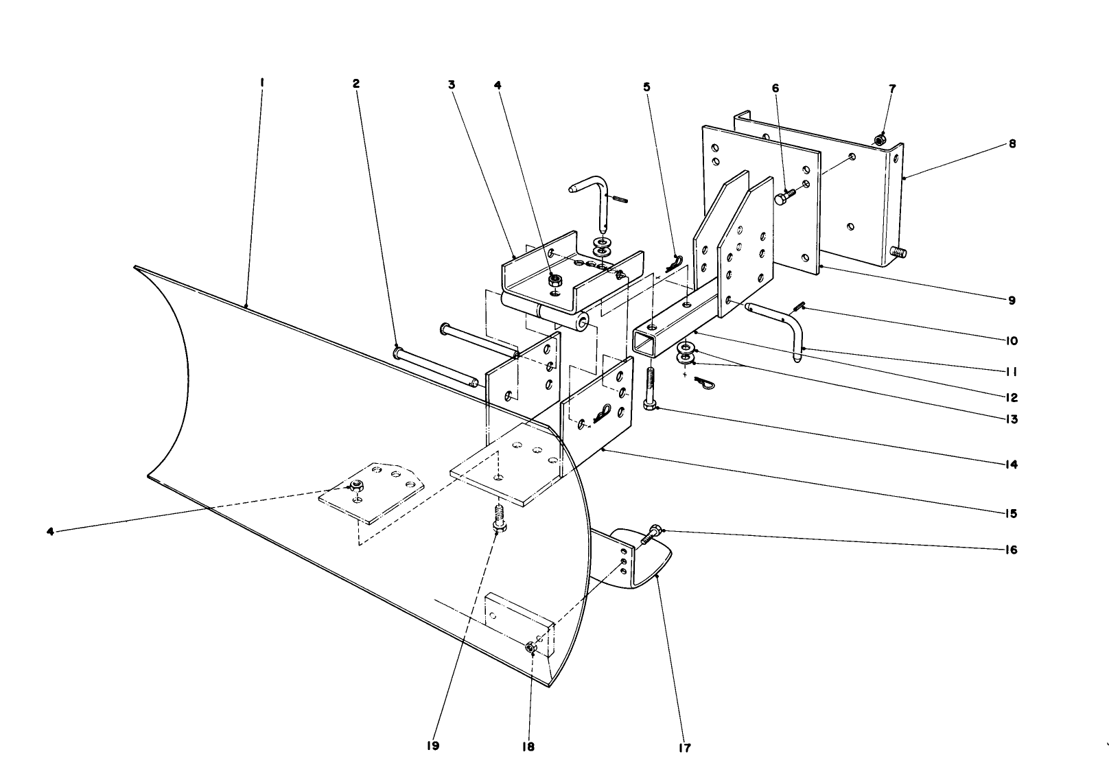 Grader Blade Assembly (model No. 59051)