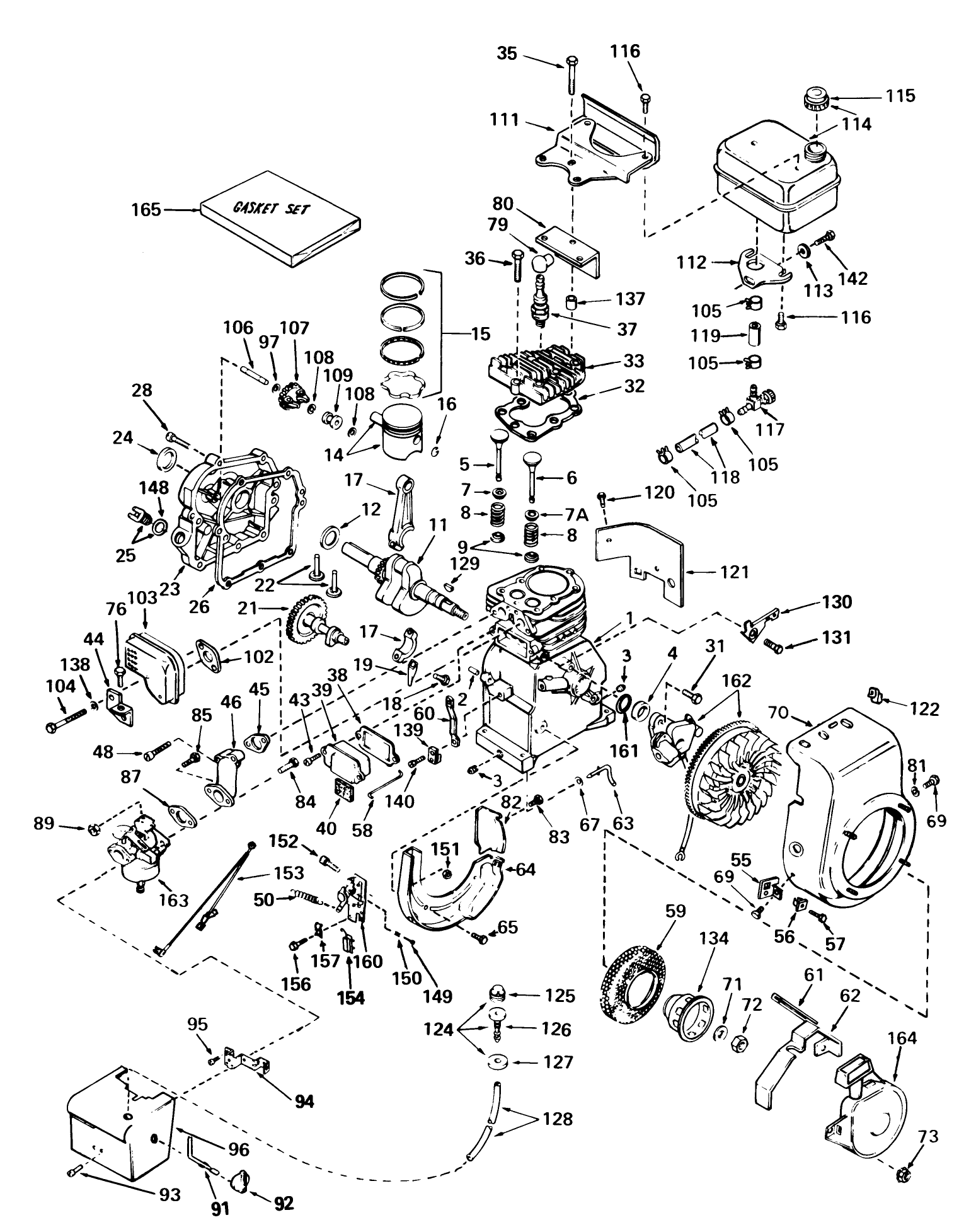 Engine, Tecumseh Model No. Hs50-6074c (continued)