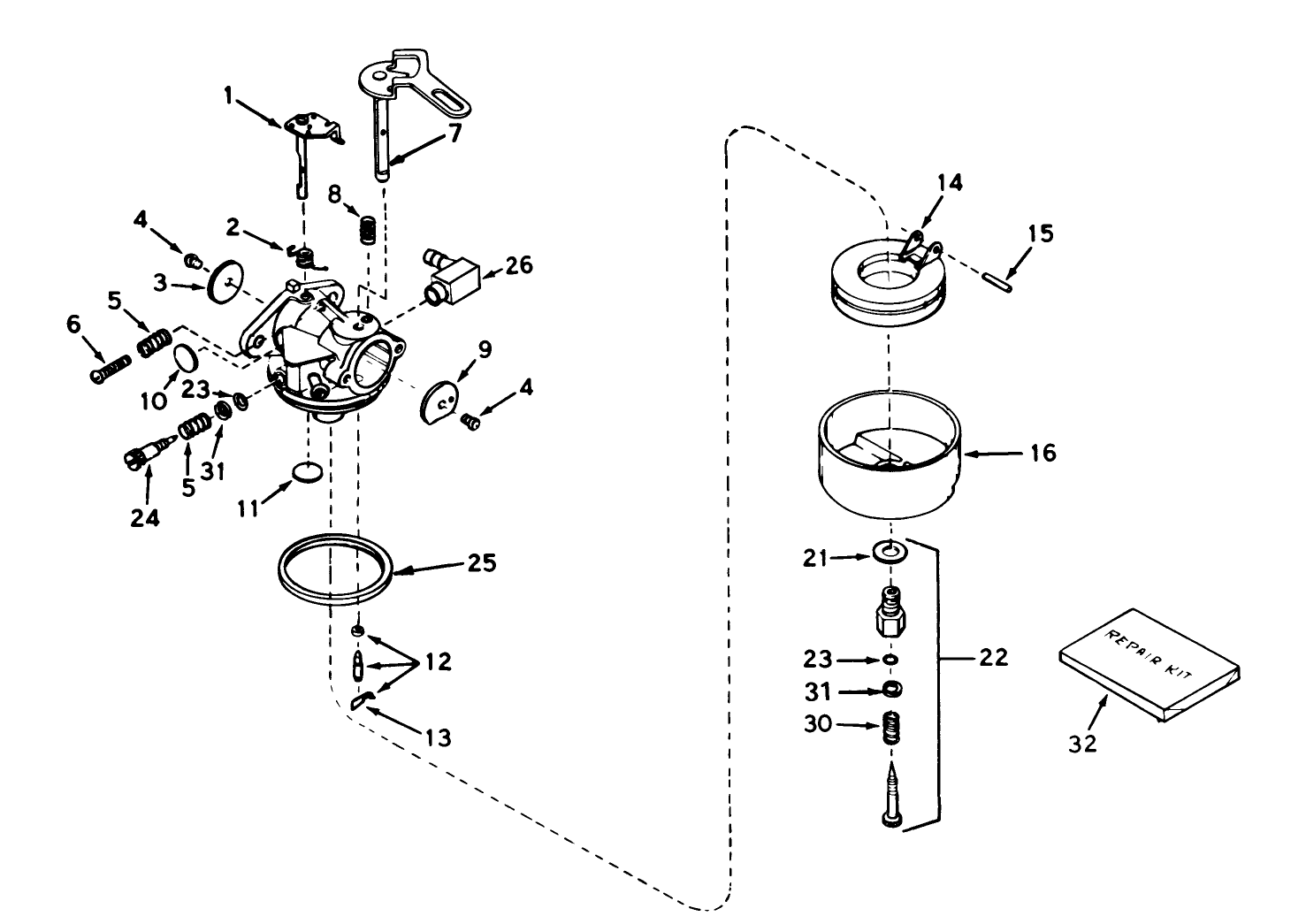 Carburetor No. 632107