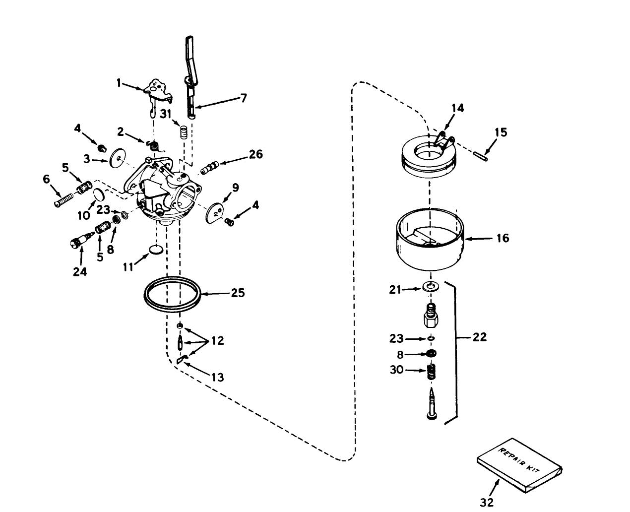 Carburetor No. 631920