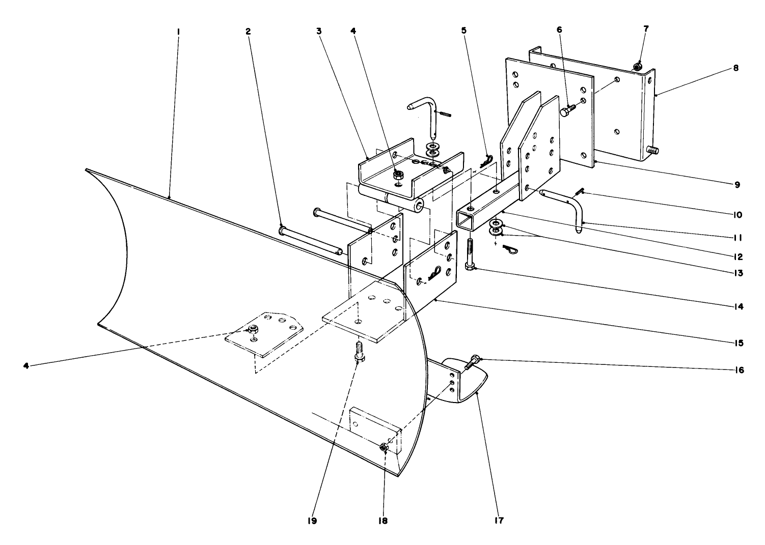 Grader Blade Assembly Model 59051