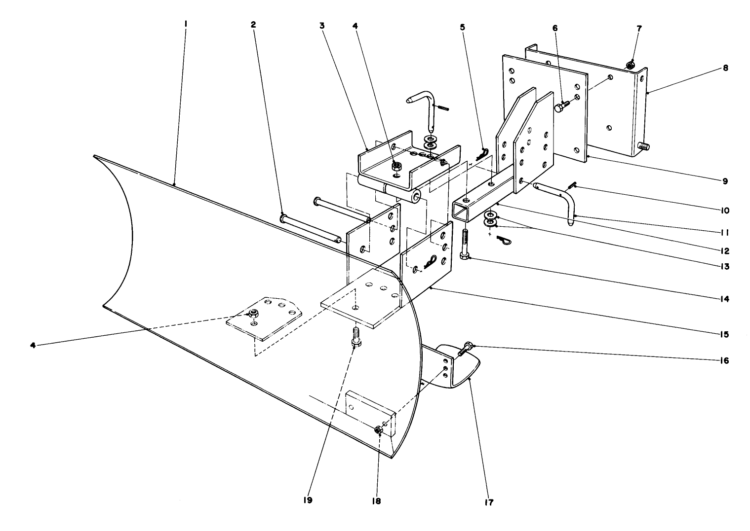 Grader Blade Assembly Model 59051