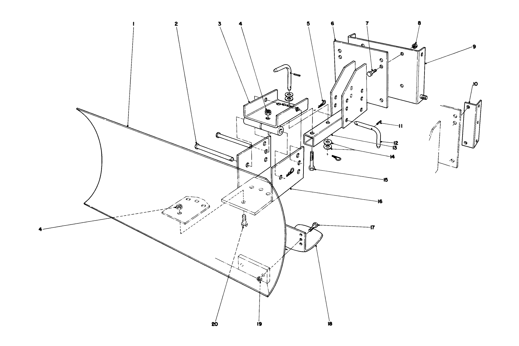 Grader Blade Assembly Model 59099