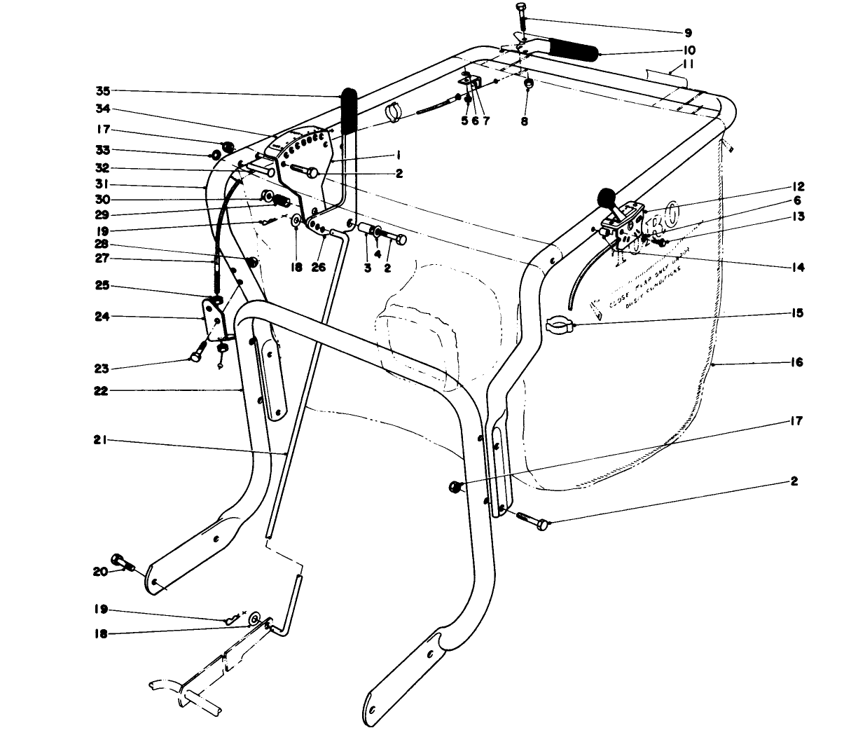 Handle Assembly (model 62923)
