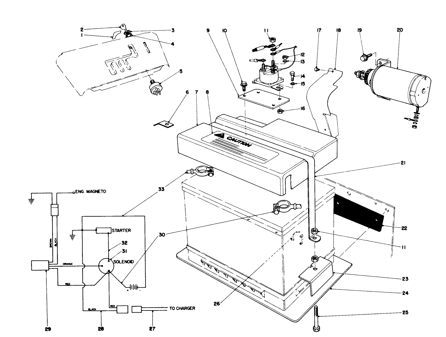 12 Volt Starting Motor Kit 37-4640
