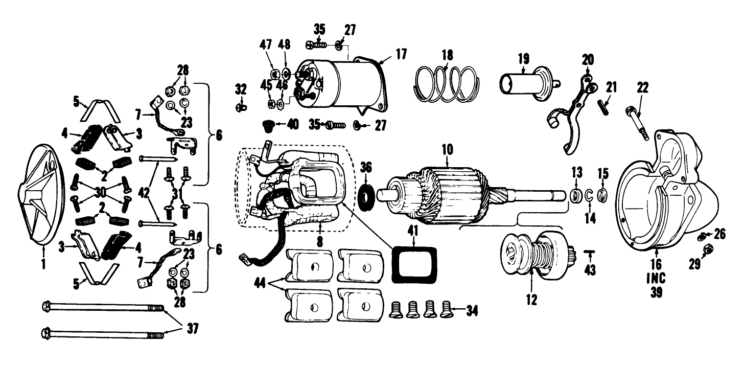 Starter Motor Assembly No. 36-2650