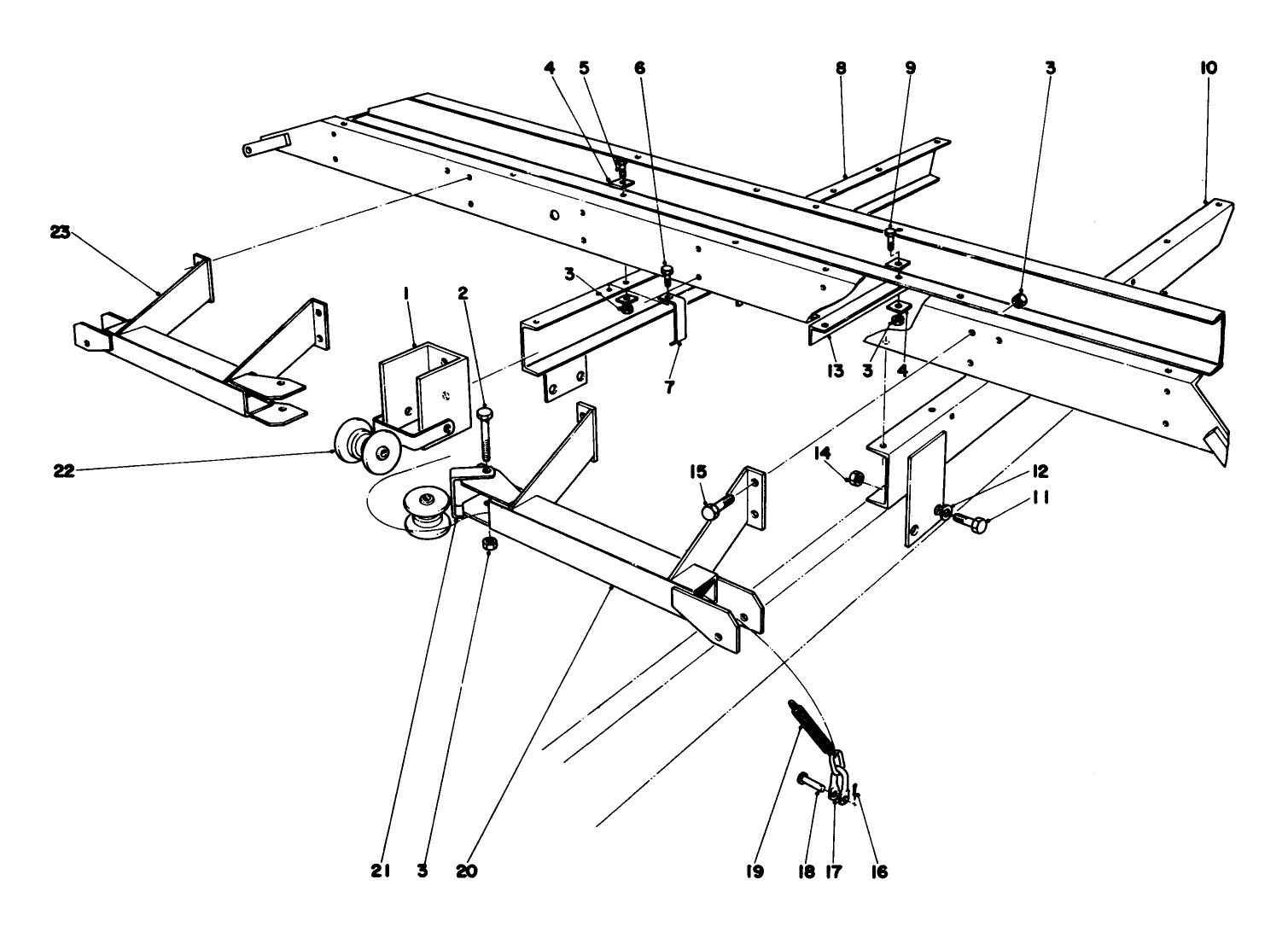 Main Frame Assembly-Front Parkmaster 9