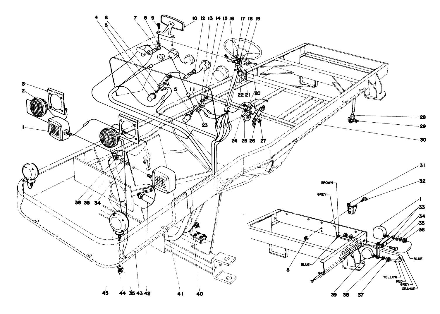 Light Kit No. 38-6310-General Tractor
