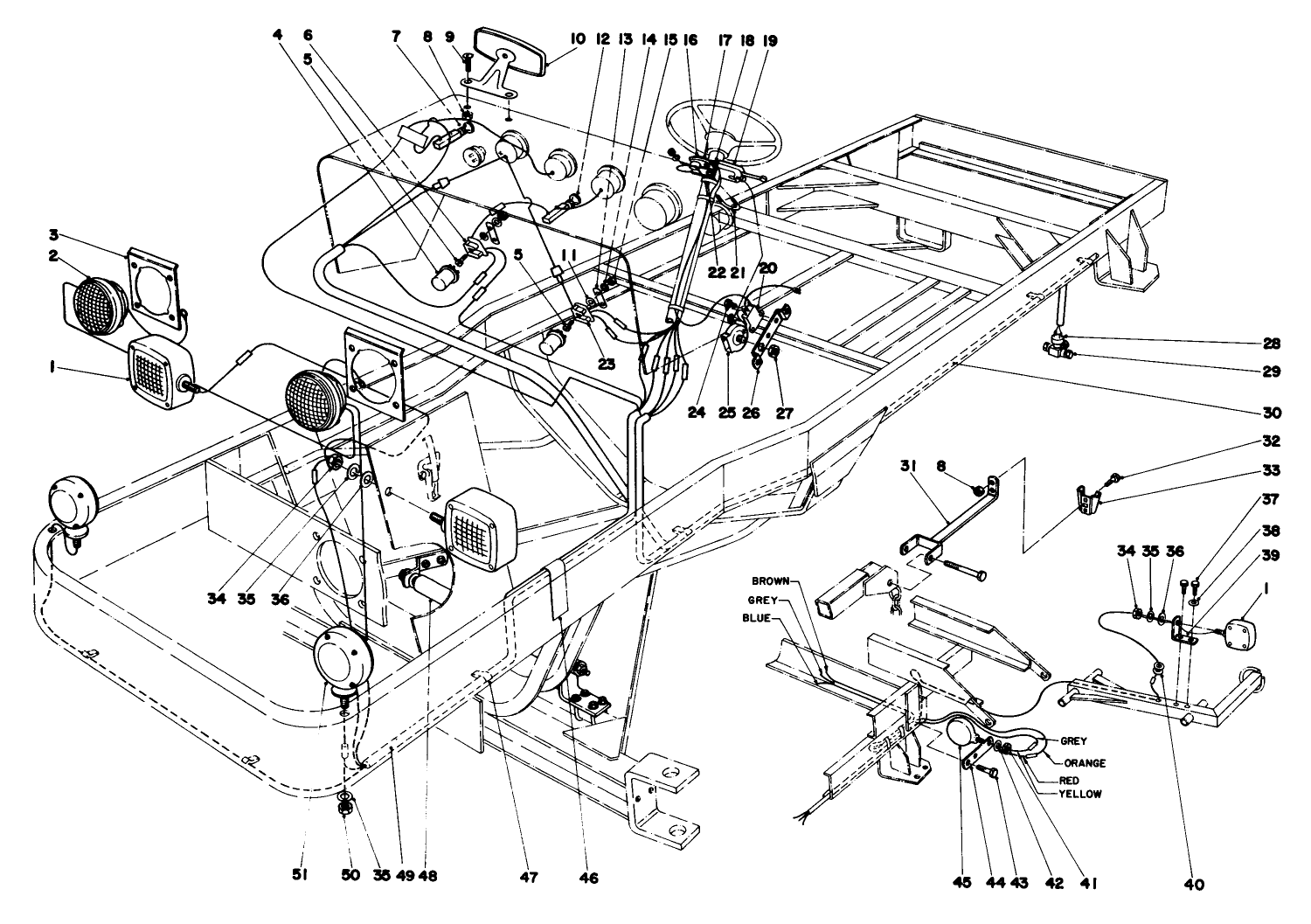 Light Kit No. 38-6310-Parkmaster 5 & 7