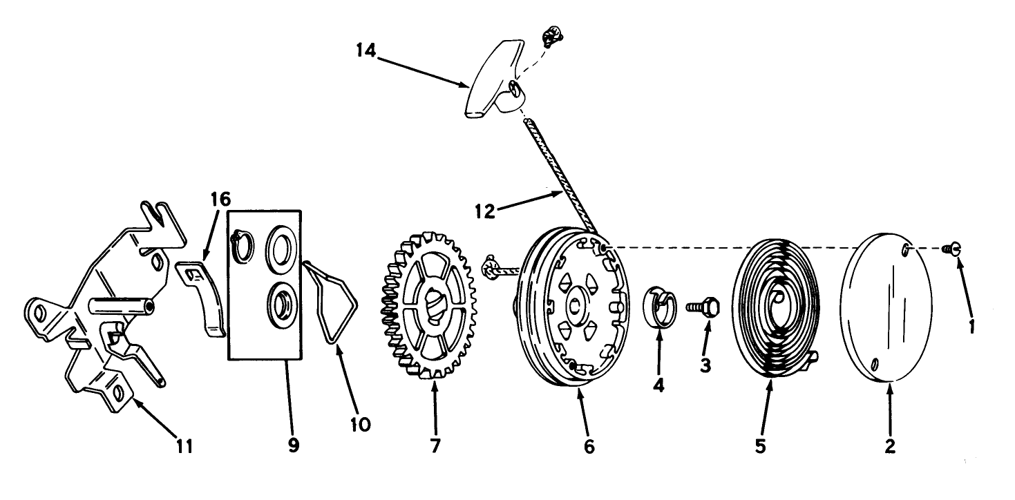 Rewind Starter No. 590519