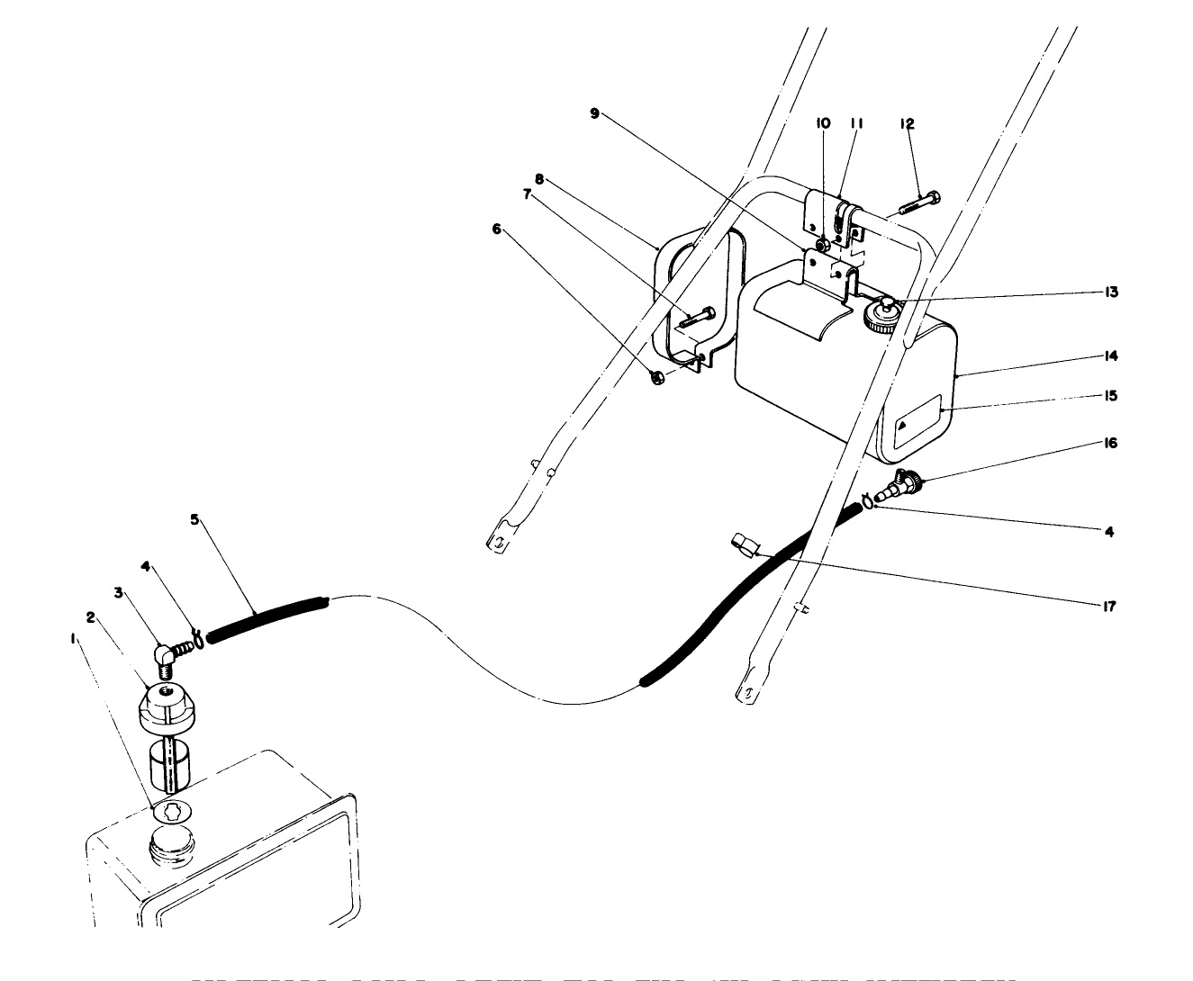 Remote Fuel Tank Kit No. 28-5590 (optional)