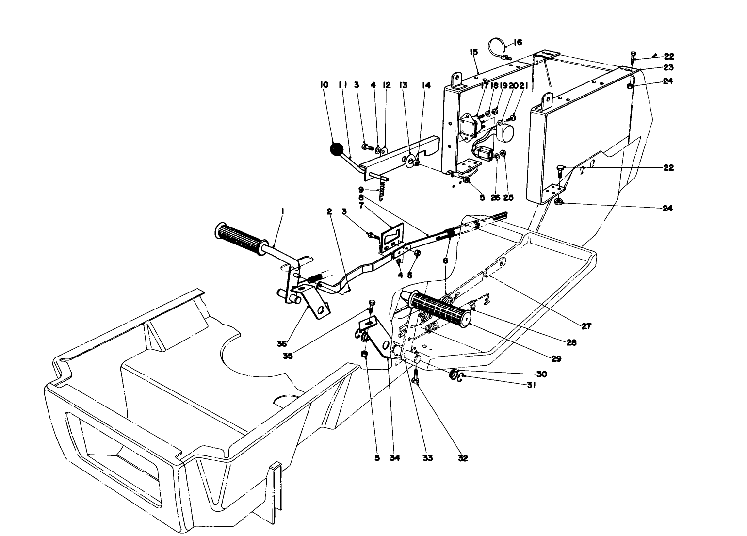 Brake & Clutch Pedal Assembly
