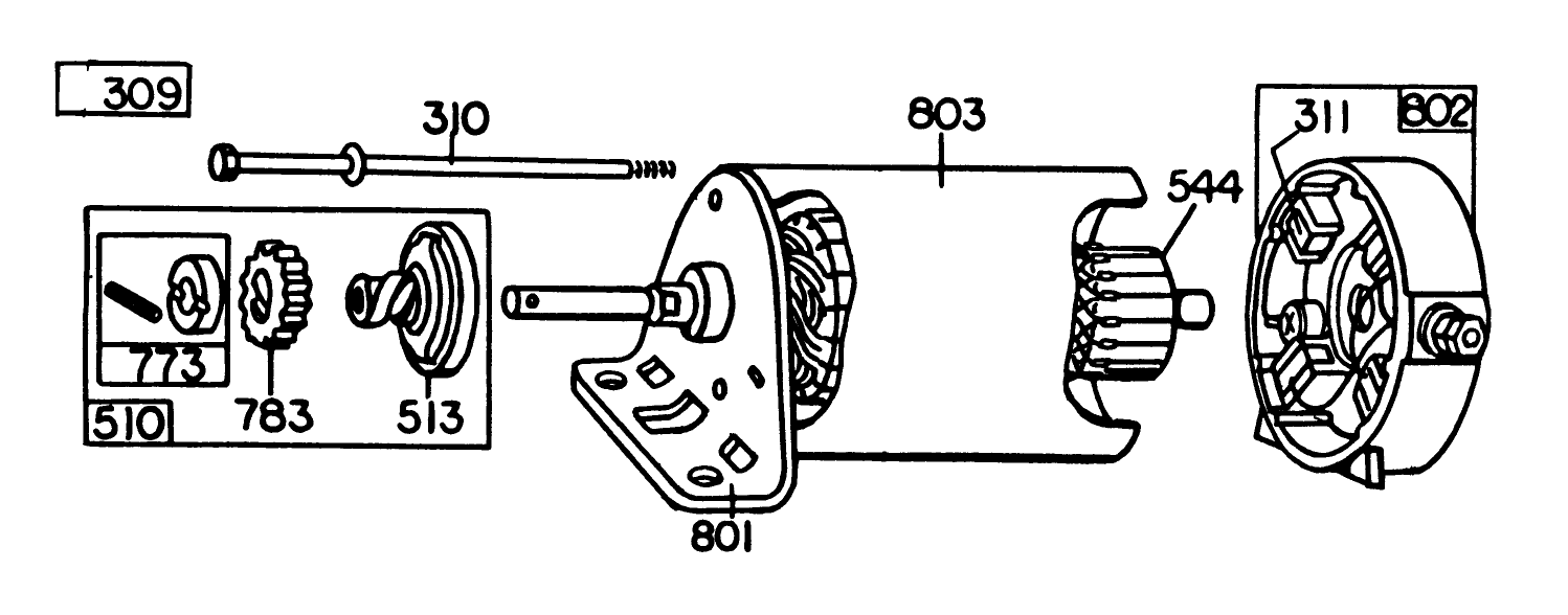 Briggs & Stratton Model 191707-5641-01 (model 57300)