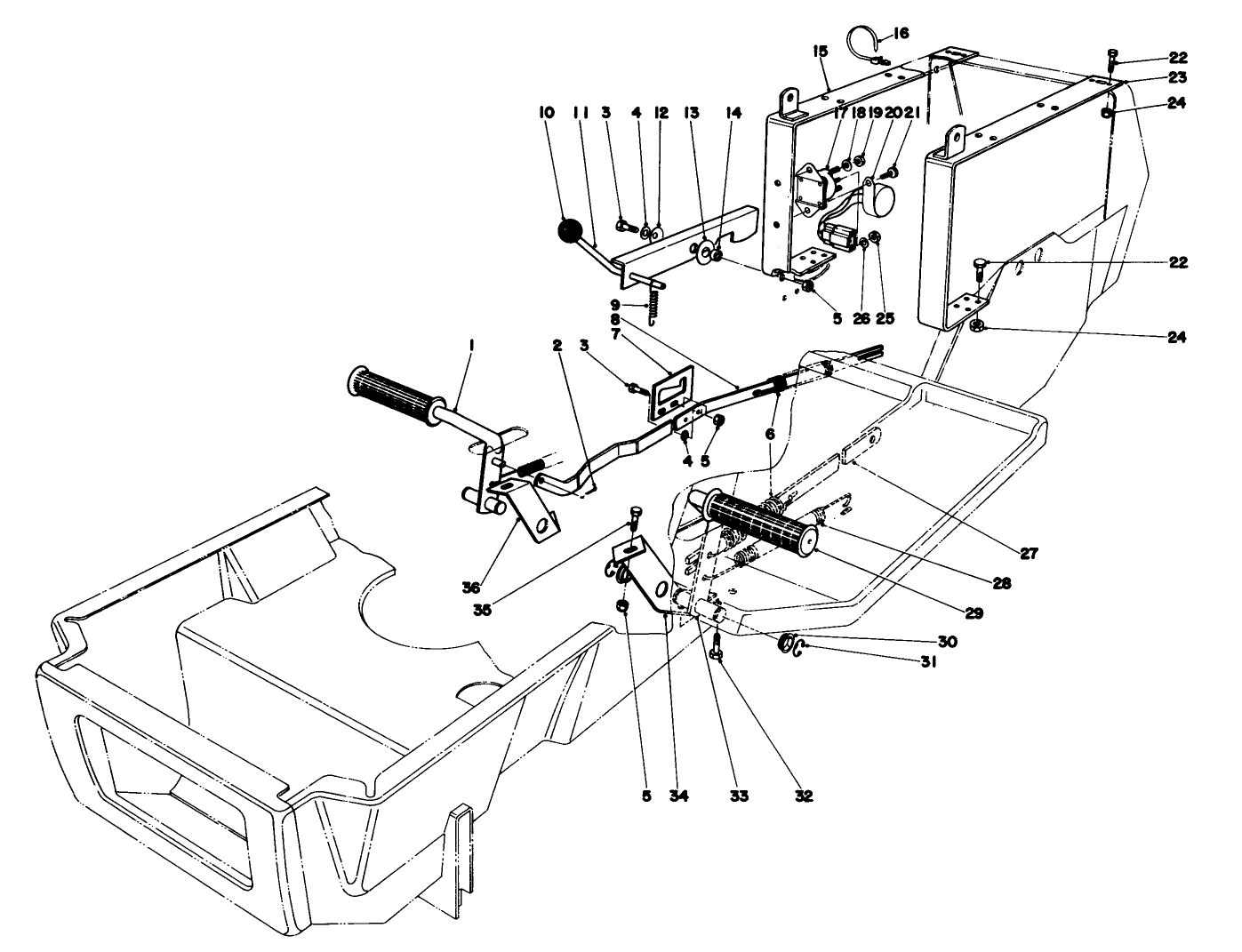 Brake & Clutch Pedal Assembly