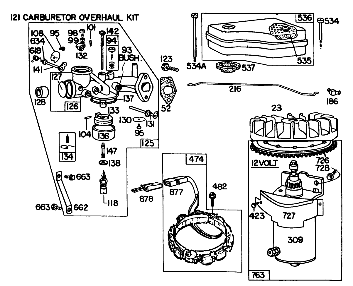 Briggs & Stratton Model 191707-5641-01 (model 57380)