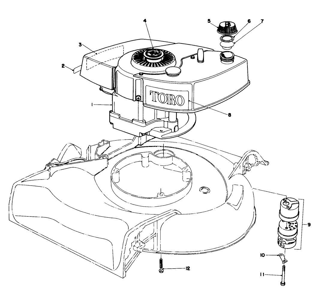 Engine Assembly Model 16077 And 16165