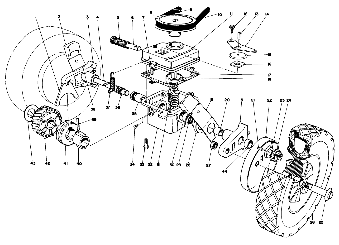 Gear Case Assembly Model 16297