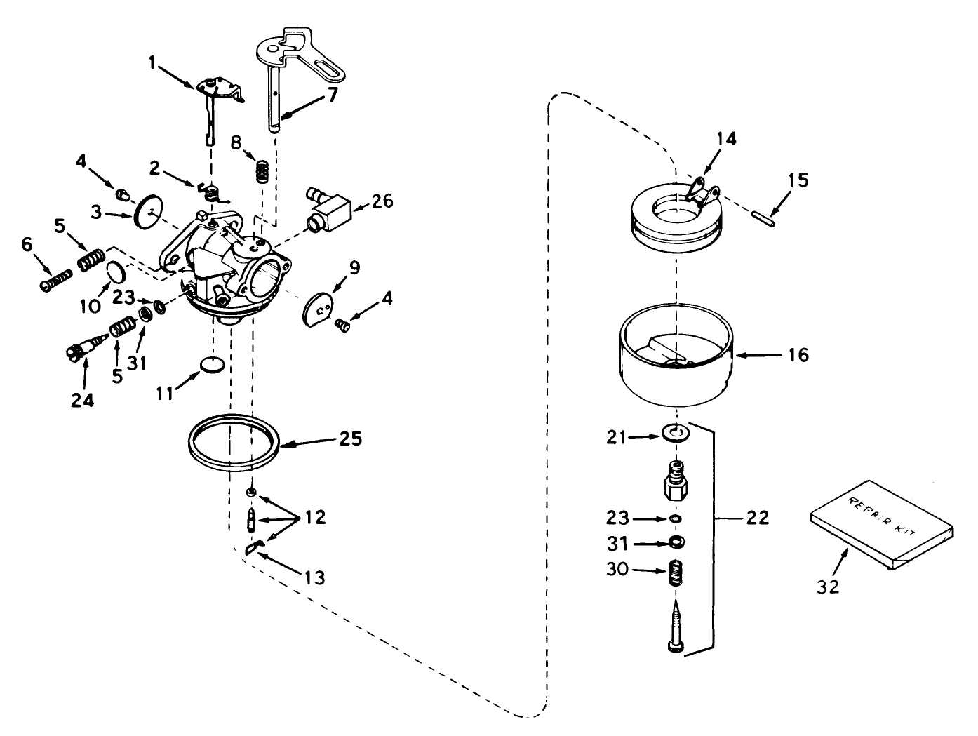 Carburetor No. 632113