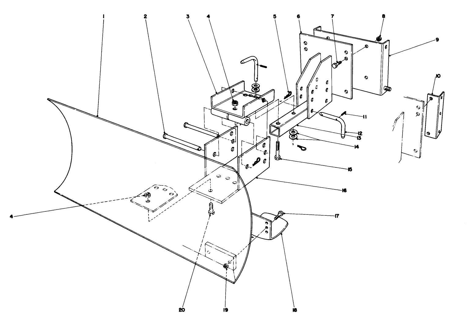 Grader Blade Assembly Model 59099